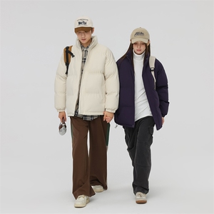 1506/M22761/P58棉衣外套2025秋冬宽松加厚男休闲情侣棉服棉衣男5图片