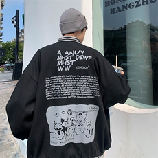 Wt160-P53华夫格撞色拼接棒球服夹克外套，男装夹克，星座1501-1
