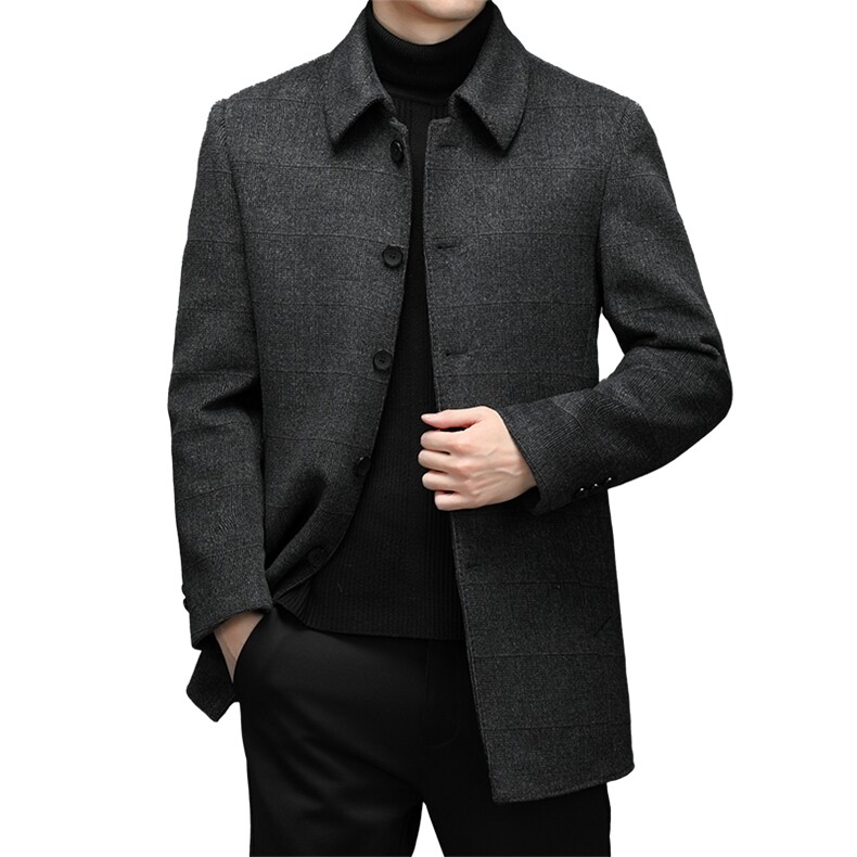 冬季新款羽绒服大衣中长款男士商务休闲XS98981-P382,男装羽绒服,钱塘6003A(原)4033A