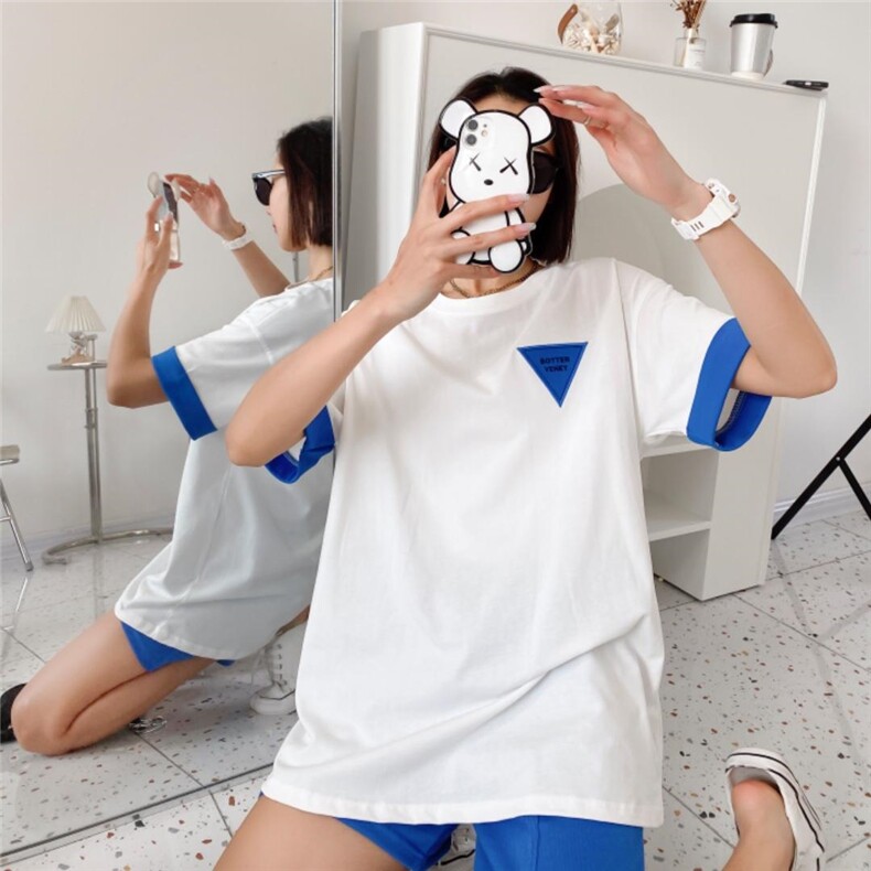 时尚潮流大版T恤，女装T恤，泽妤