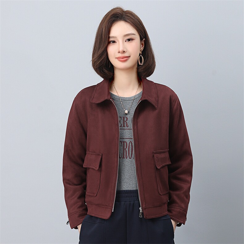叶笙衣1186麂皮绒加棉加厚外套,女装棉衣/棉服,叶笙衣