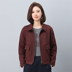 叶笙衣1186麂皮绒加棉加厚外套，女装棉衣/棉服，叶笙衣