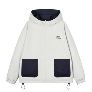 秋季新款现货户外夹克男双面穿立领冲锋衣外套DSA157B-JK7902-P80图片