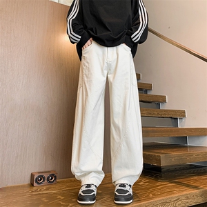8XL-M 特大码工装裤男长裤时尚潮牌宽松型纯色美式休闲裤K9101P68图片