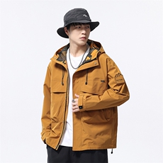秋季速干工装夹克潮牌连帽户外登上外套男女款F0918-P100控199，男装夹克，电商D215