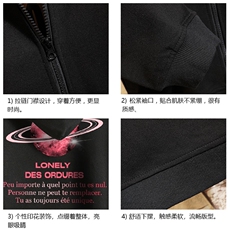 KS21184-P38加绒款-P43连帽开衫卫衣男运动外套大码班服砖墙，男装卫衣，电商A040A