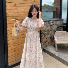 现货210-3266-P125-k178法式碎花甜美新款连衣裙，女装连衣裙，浙宝210（原浙宝191）