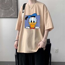 YT223-P30亚短袖t恤男大码五分袖男宽松七分袖港风模特，男装T恤，电商A040
