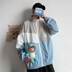 2021春季新款潮流宽松男士夹克上衣男装韩版衣服外套DS628T图片
