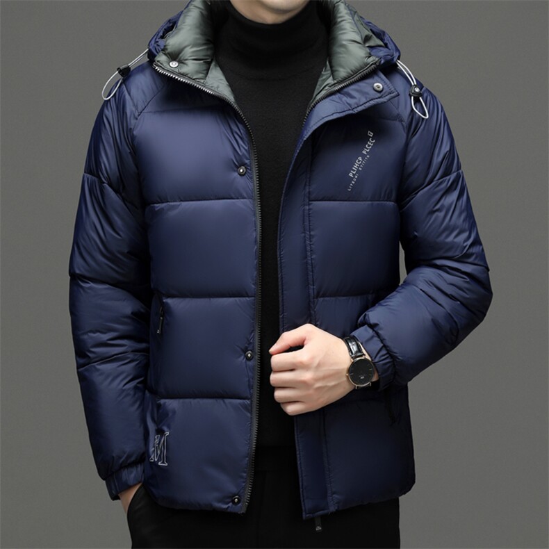 BJM15307钱塘2020-2冬季厚款商务休闲连帽中年男士棉衣P97,男装棉衣,钱塘207-2