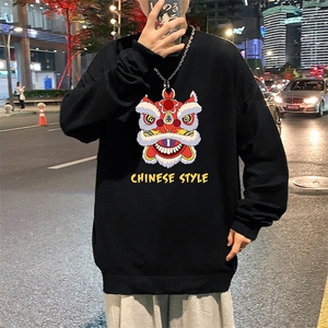 M18185-P45 加绒款-P65半高领毛衣男士大码针织衫男毛线衣男图片