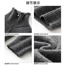 秋冬慵懒风宽松针织衫韩系软糯上衣复古时髦经典款毛衣HY896P68，男装针织衫/毛衣，电商A102B