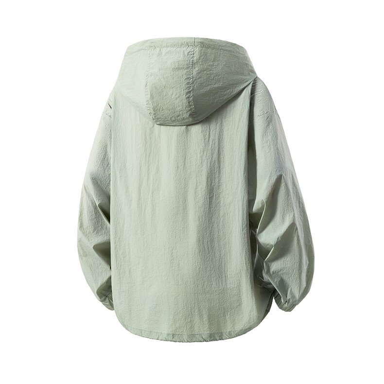 立体白底连帽滚边设计大码M-5XL情侣潮牌防晒服男FS77005P45控68,男装防晒衣,星座227-7