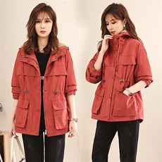 2023冬装新款加厚连帽派克服，女装棉衣/棉服，小林双子