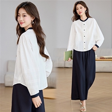 2026年春季新款时尚休闲淑女优雅套装裤，女装套装/套裙，芭米依尚