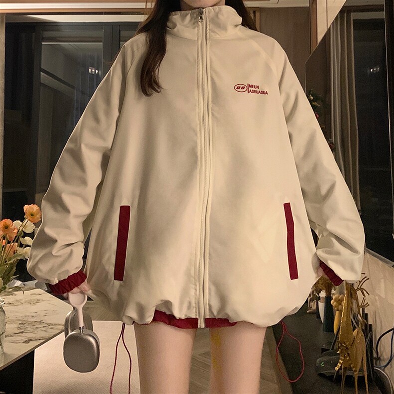 A315-P952024年春季冲锋衣夹克外套男女两面穿宽松防水立领,男装夹克,星座911
