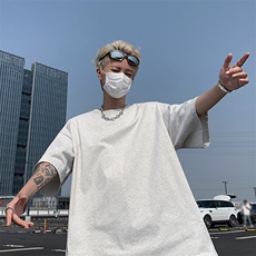 短袖T恤男春夏季新款潮流痞帅设计感小众宽松上衣TX601-特P22，男装T恤，电商A178