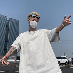 短袖T恤男春夏季新款潮流痞帅设计感小众宽松上衣TX601-特P22图片