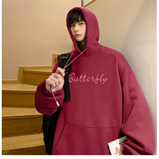 抖音供货、重磅360克现货加绒印花连帽卫衣HD019-1-LMWY44121-P40，男装卫衣，电商019-1