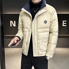2025新款冬季男士羽绒服短款帅气百搭鸭绒外套B240-YR68055P178，男装羽绒服，电商B240