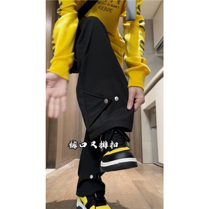 2024春季新款机能高街设计感防水冲锋裤B315-K23545-p50控68图片