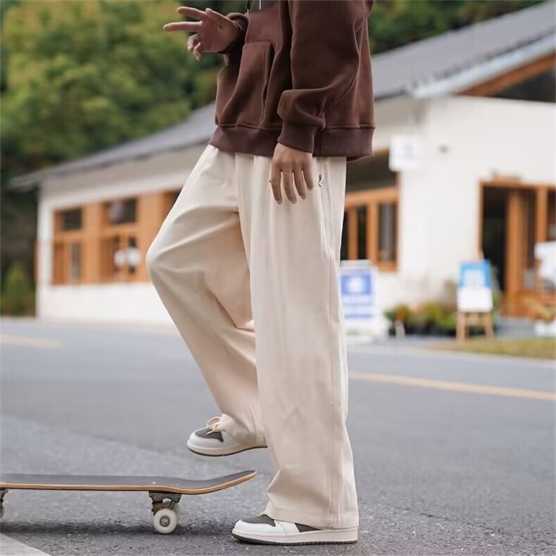 高街ins潮牌休闲裤工装裤男士春季日系宽松直筒阔腿裤K7649-P40,男装休闲裤,星座512-3