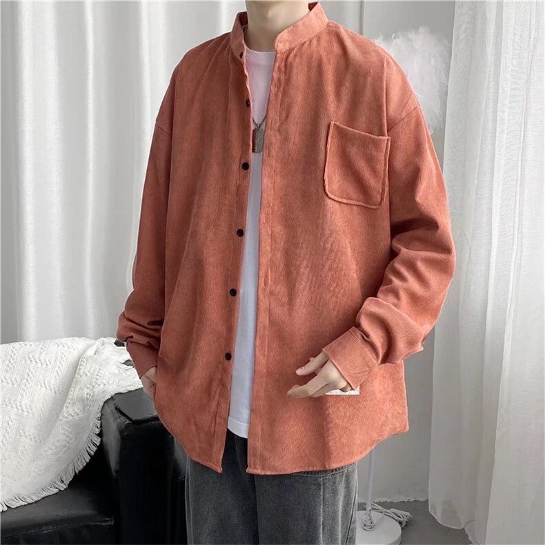 长袖衬衫男港风日系外套休闲C8029P35,男装衬衫,星座1116-2