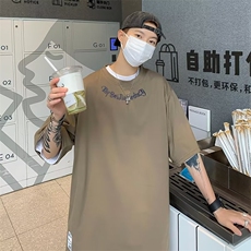 圆领新款文艺夏季潮时尚潮牌印花短袖青春流行潮流标准T恤T881P28，男装T恤，星座1116-2