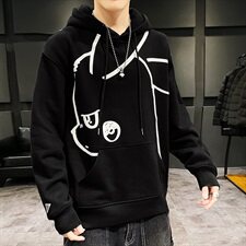 【】A003-HW3081-P55冬装新款加绒连帽男士卫衣家乐，男装卫衣，电商A003