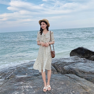 夏日清爽仙女裙 小爱心度假连衣裙 钱塘1318A-6635图片