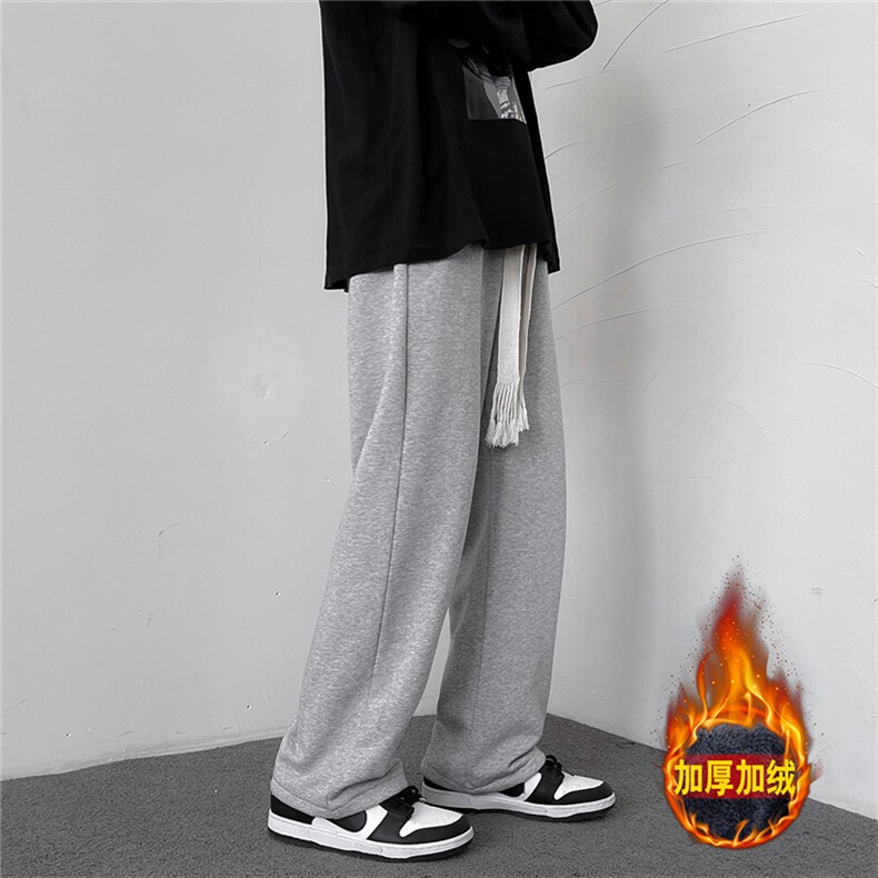 大码S-3XL秋冬美式休闲裤男直筒宽松百搭卫裤长裤K1751-P30,男装休闲裤,星座512-2