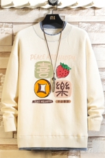 控78假两件毛衣男大码加绒针织衫男毛线衣M80322-P55加绒P70，男装针织衫/毛衣，电商A040A