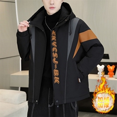 加绒加厚夹克男时尚潮流加厚棉衣男外套MY1685-P73，男装夹克，星座310B-3