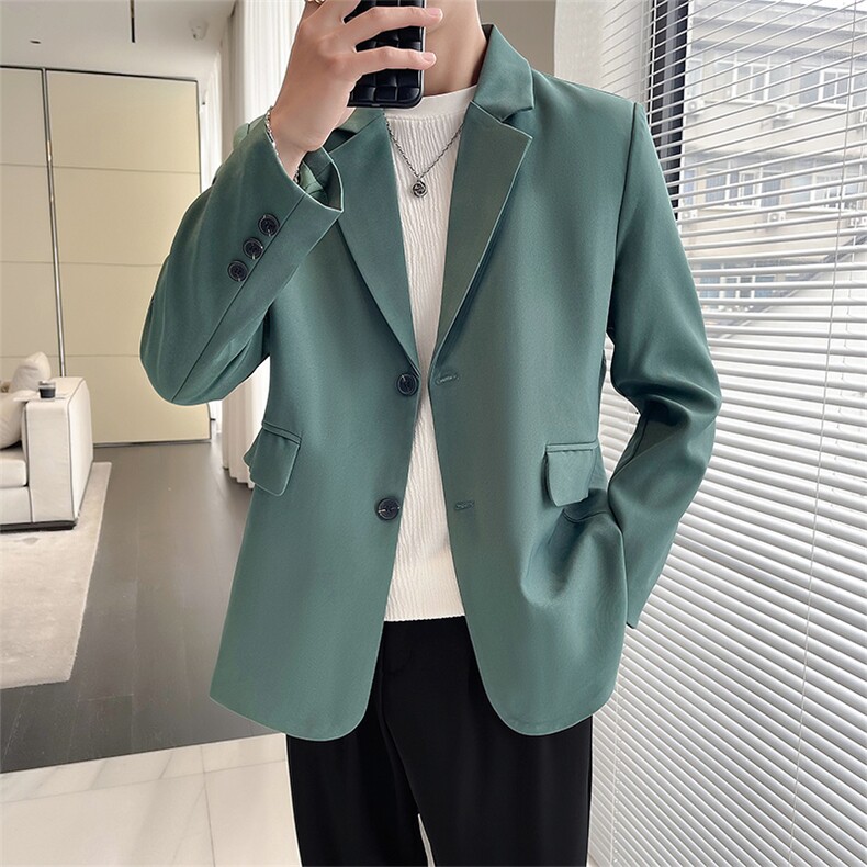 秋季休闲小西服男装外套西服男XF001-P75控128黑色尺码到4XL,男装西服,星座210-1