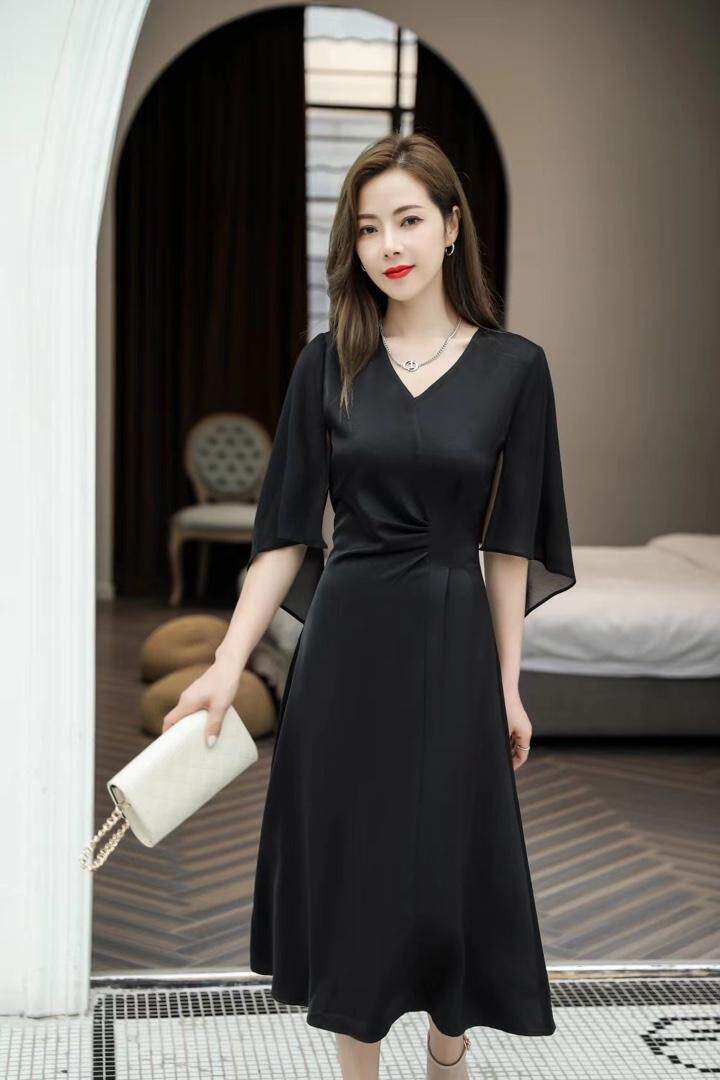 气质连衣裙，女装连衣裙，蓝芝衣秀