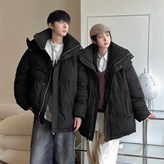 羽绒服男冬季新款港风连帽白鸭绒情侣外套YR922-P160(控价208元，男装羽绒服，星座214-3