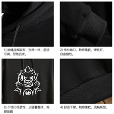 纯棉连帽卫衣男大码运动帽衫宽松薄WY2361-P35加绒款-P40砖墙，男装卫衣，电商A040A