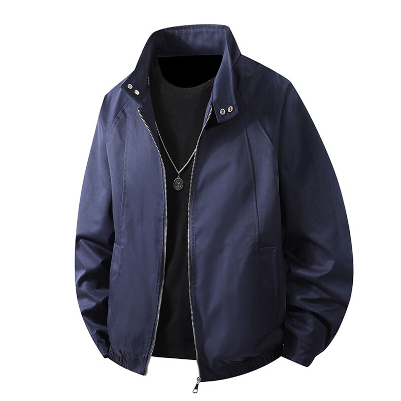 春秋新款2025哈灵顿短款夹克美式潮流插肩袖外套JK25321P60，男装夹克，电商A128