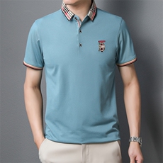 DYWJ850钱塘2020-3夏季薄款休闲翻领男士时尚上衣P48，男装T恤，钱塘207-3