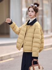 【现货现货】【数据好】轻薄羽绒服短款冬季2025新款90白鸭绒外套，女装羽绒服，一安秀