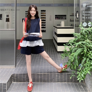 2025夏季新款高级感时尚套装女三件套2C325-A8821P155K208图片
