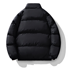 冬季港风三条杠立领棉服防风保暖加厚棉衣外套MY1128P80，男装棉衣，电商A128