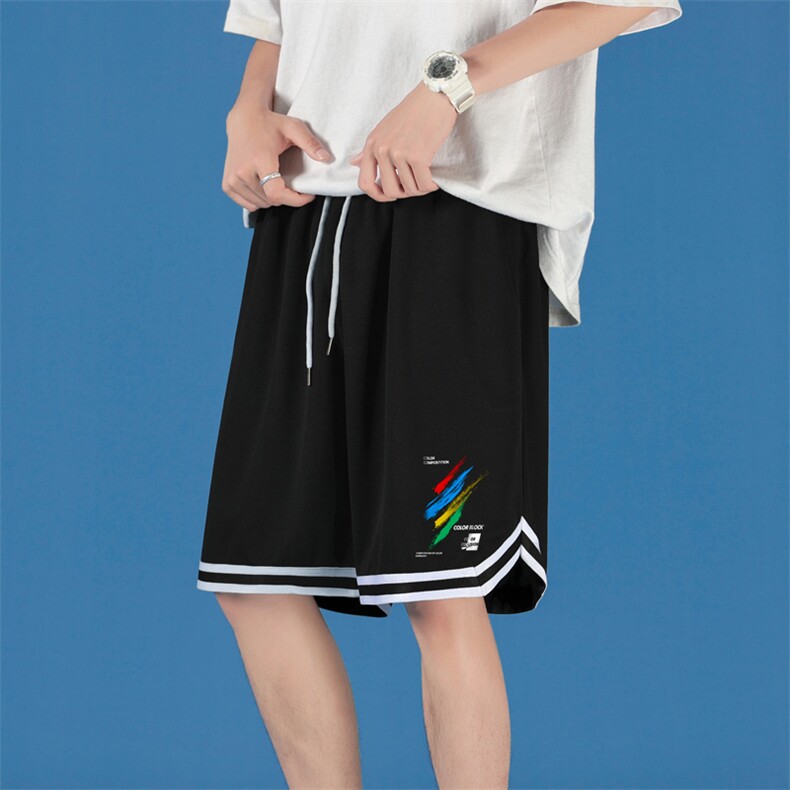 ！2023夏季夏款男士运动短裤冰丝网格篮球速干五分裤DK11P25,男装休闲裤,电商B220
