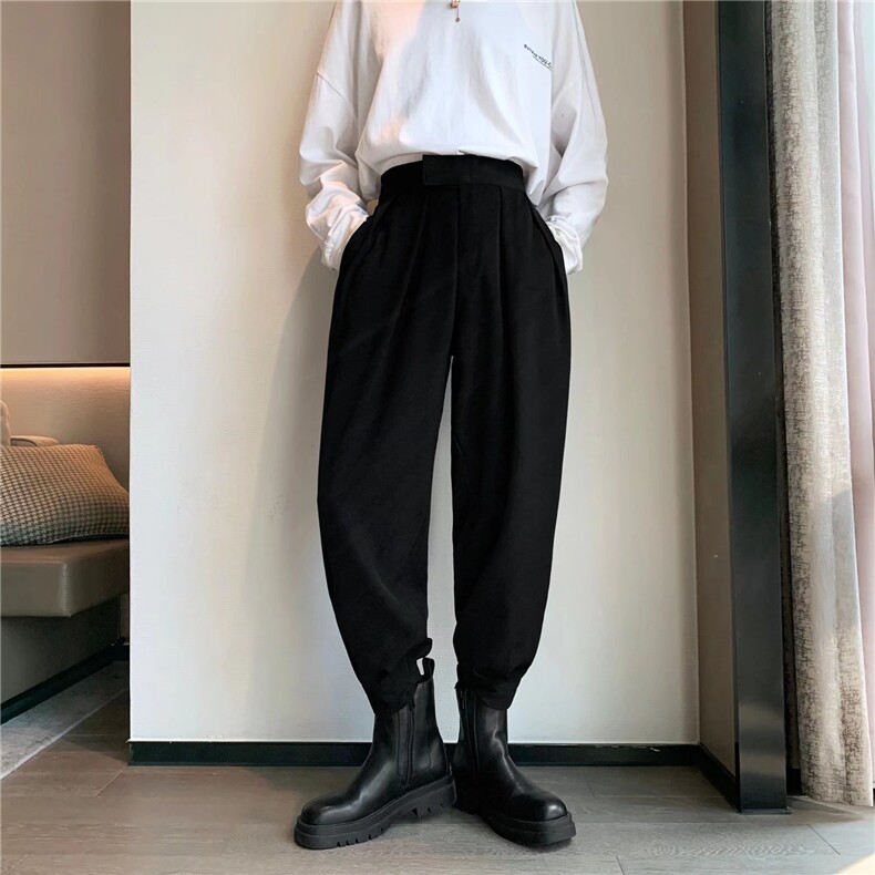高品质春款男休闲西裤魔术贴束脚宽松阔腿九分西裤h800P38,男装休闲裤,星座1013-1