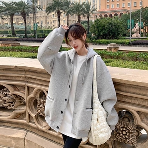 1506-1/GF340/P59卫衣外套男女2025春秋情侣夹克图片