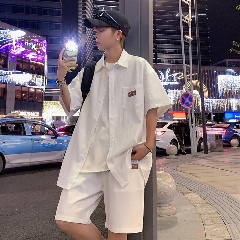 夏季青少年套装运动休闲短裤衬衫男女主推款TZ301P65,男装牛仔裤,星座201-2