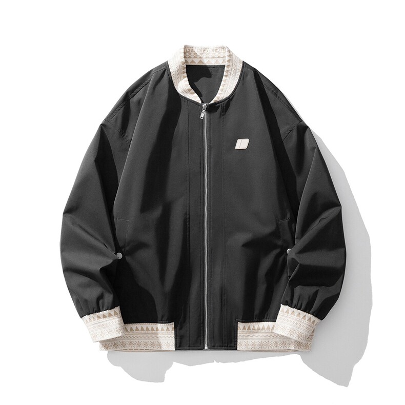 1定制螺纹字母刺绣大码M-5XL夹克男:100%聚酯纤维JK77944P85控138,男装夹克,星座226-2