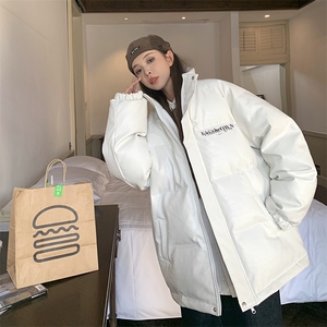 1港风情侣鳄鱼纹棉衣男手塞棉夹克PU皮棉服外套男8507P120控158图片