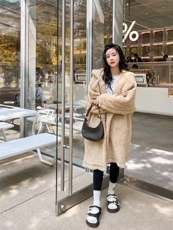 冬装新款毛毛长款外套,其它,玫瑰共和国