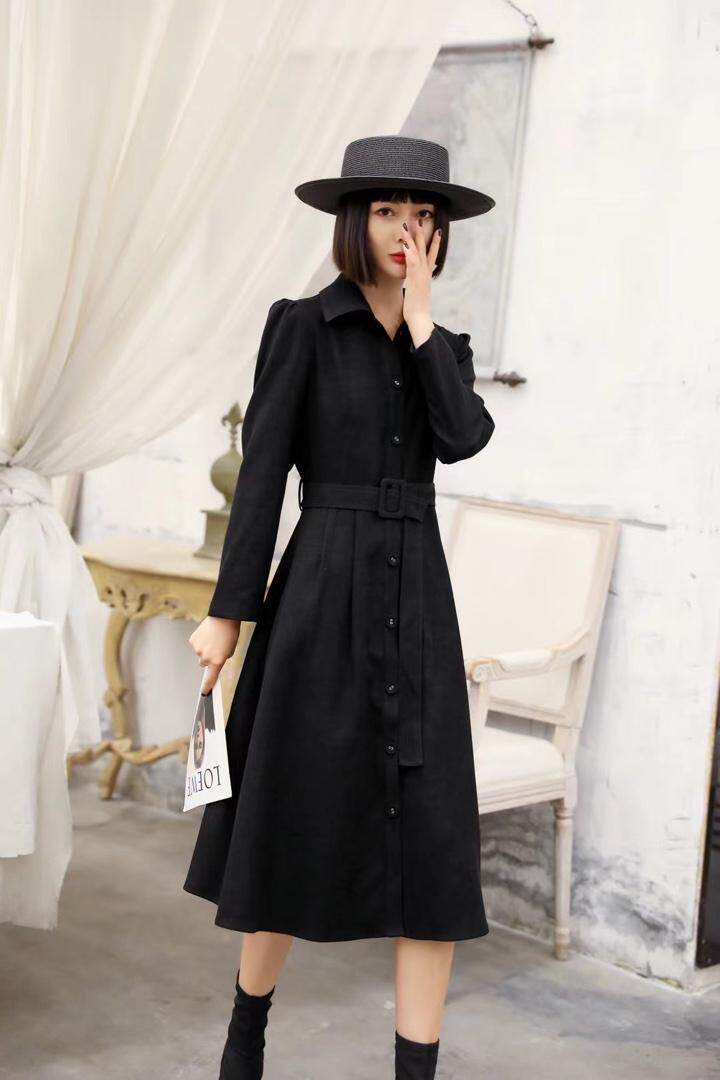 风衣裙，女装风衣，博内歌特